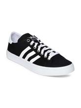 Adidas Black/White Courtvantage Canvas Shoes For Men - S79302