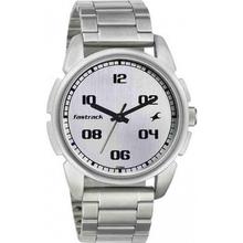 3124SM01 Silver Dial Casual Analog Watch For Men - Silver