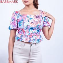 Basemark Floral Crop Top For Women