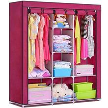 Wardrobe Closet Storage Organizer Clothes Rack (Color Vary)