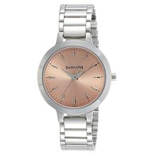 Sonata Analog Pink Dial Women's Watch-8141SM01