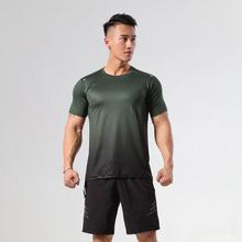 Sports top _2020 summer men's black top running fitness