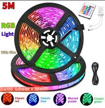 RGB 5M Strip Multicolored Led Strip Lights Usb Powered With Remote