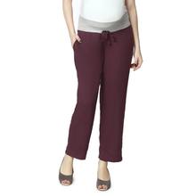 Nine Maternity Comfy Pyjamas In Wine 5408