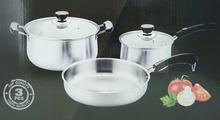 Stainless Steel Cookware (3 pcs Set)