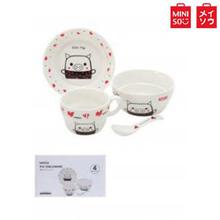 MINISO Tableware 4-piece Set-Pig