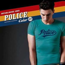 Police FC024 Bodysize Round Neck Half Sleeves T-Shirt  - Cadet Blue
