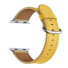 JINYA Fresh Leather Band For Apple Watch 42MM / 44MM Yellow