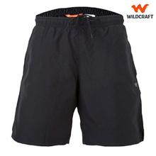 Wildcraft Basic Woven Shorts For Men - Black