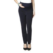 Nine Maternity Stretch Knitted navy Trouser-(TRSOF16-5390)