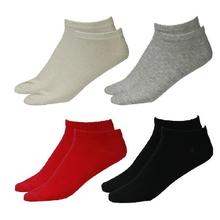 Happy Feet Pack of 4 Solid Ankle Socks Unisex (2013)