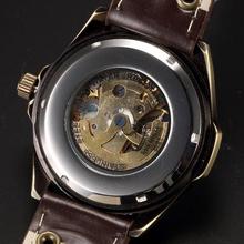 Mechanical Mens Wrist Watches Automatic Skeleton Vintage Watch Men