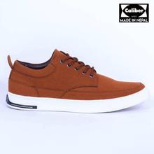 Caliber Shoes Tan  Brown  Casual Lace Up Shoes For Men - (536 SR )