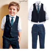 2017 summer formal Children's clothing sets Boy's suit set party