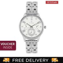 Titan 95040SM01 Analog White Dial Watch For Women