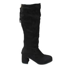 Black Knee Long Boots For Women