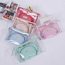 Transparent Cosmetic bag (3 Pcs Set)