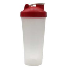 Gym Shaker Bottle With Lid – Red/White