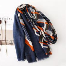 Korean Style Sun Protection Premium Printed Scarves For