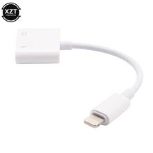 2 in 1 Charging & Audio Splitter Adapter Headphone Cable For IOS Earphones Cables AUX Jack Connector For iPhone X 7 8 10 Plus