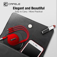 CHINA SALE-   Cafele 3 in 1 Retractable USB Cable for iPhone