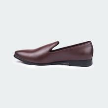 Caliber Shoes Coffee Slip On Formal Shoes For Men ( B 701 C )