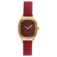 Sonata Red Dial Analog Watch for Women - 8060YL03