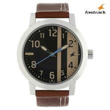 Fastrack 3162SL02 Two Toned Dial Analog Watch For Men- Brown