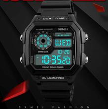 SKMEI S1299E Military Sporty LED Digital Watch - Blue/Black