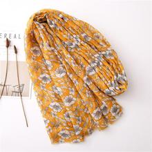 Korean Style Sun Protection Premium Printed Scarves For