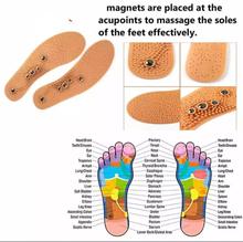 Unisex Acupressure Magnetic Massage Insoles Foot Therapy Reflexology Pain Relief