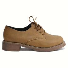 Camel Brown Lace Up Casual Shoes For Women