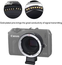 Commlite Auto-Focus Lens Mount Adapter for Mirrorless Camera for Canon EOS M1 M2 M3 M5 M6 M10 M50 M100