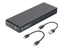 ORICO M2PV-C3 M.2 NVME SSD Enclosure (Not for SATA SSD) USB 3.1 Type C Gen 2 10Gbps External SSD Enclosure Adapter for 2280/2260/2242/2230 M Key/B+M Key PCIe SSD 2TB Max[SSD NOT Included]