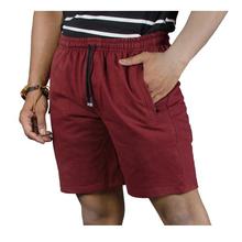 Lugaz Black Cotton Shorts For Men