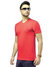 Dixcy Scott Red Cool V-Neck T-Shirt For Men