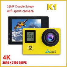 4k Ultra HD 16Mp Action Camera With Remote-Yellow