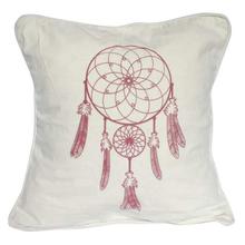 Dream Catcher Printed Cushion With Cover - White