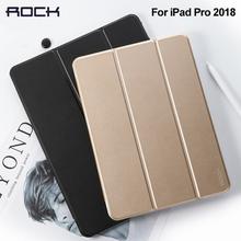 Rock For iPad Pro 2018 12.9 inch PU Leather Case Ultra Thin Flip Cover Case