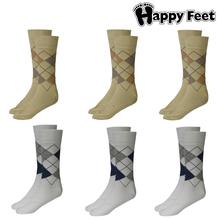 Happy Feet Pack of 6 Pairs of Gentleman Socks (1015) (MAN1)