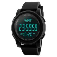 LED Waterproof Digital Quartz Fashion Watch Military Sport