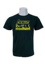 Wosa - Avenger All Character Print Green Printed T-shirt For Men
