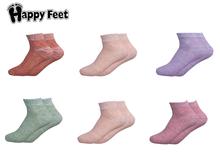 Pack of 6 Pairs of Ladies Plain Loafer Socks (2048)