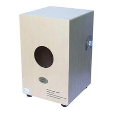 Gecko Cream/Brown Wooden Snare Professional Portable Percussion Cajon With Bag - (CL50)