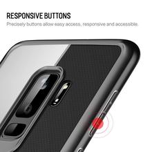 ROCK Clarity Series Protective Black Bumper With Clear Back Case Cover For Galaxy S9 S9 Plus