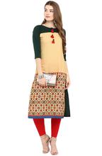 Women Floral Print Straight Kurtis – Multi-Colored