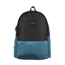 Yavie Dual Tone 19L Nylon USB Charging/Head Phone Port Casual Compatible Backpack-9031 With Free Bag Cover