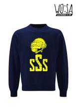 PUBG SSS Printed Sweatshirt  Blue