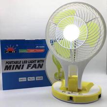 JR-5580  Rechargeable Portable Mini Fan with LED Light