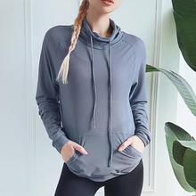 Sports Top_2019 Quick-Dry Sports Top High Neck Loose Long